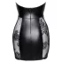 Noir - veters mini-jurk (zwart) - L