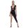 Cottelli Party - asymmetrische jurk met ring (zwart) - M
