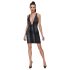 Cottelli Party - Zwart jurk met slangenprint - M