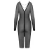 Cottelli Party - transparante jurk - met ritssluiting - zwart - M