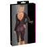Cottelli Party - transparante jurk - met ritssluiting - zwart - L