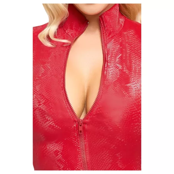 Cottelli - minijurk - slangenprint - rood