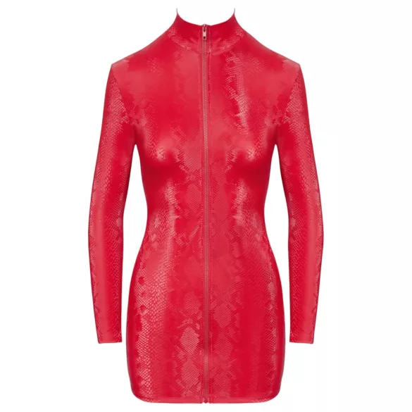 Cottelli - minijurk - slangenprint - rood - M