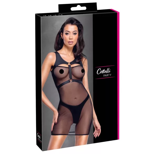 Cottelli - doorschijnende partyset (zwart)