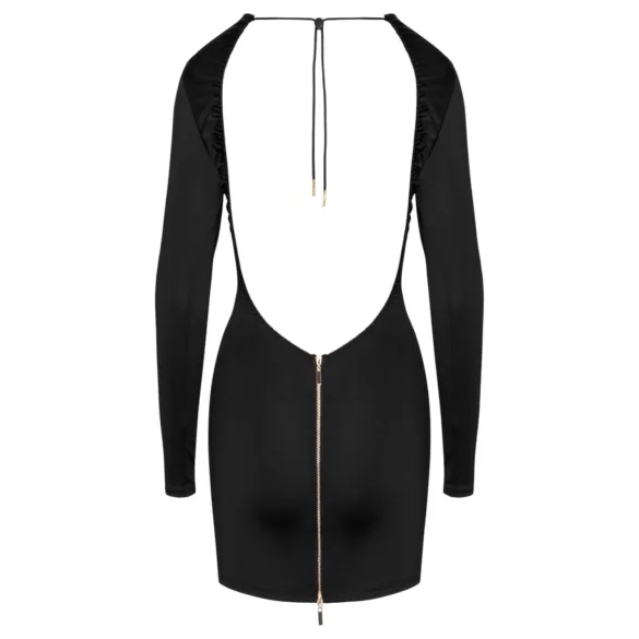 Cottelli - minijurk met open rug - zwart - L