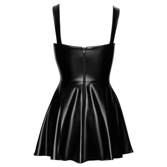 Noir - Mini-jurk met vetersluiting vooraan (zwart) - M