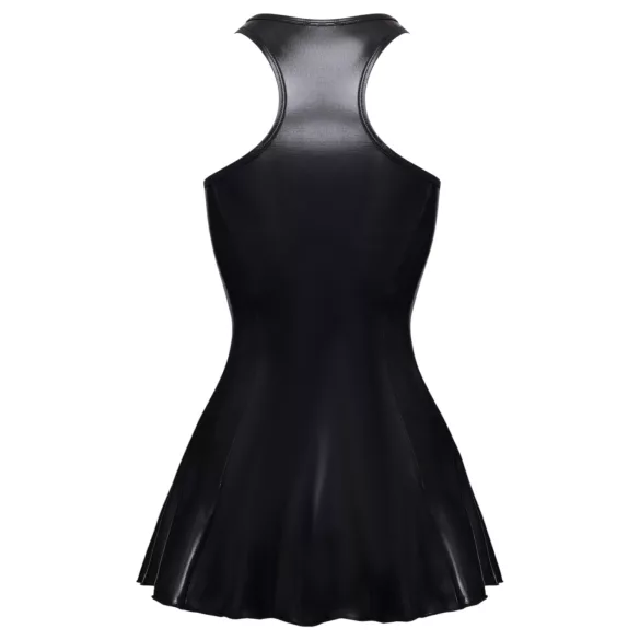 Cottelli - mini-jurkje met lak-effect (zwart)