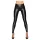Noir - lange glanzende leggings - zwart - M