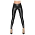 Noir - lange glanzende leggings - zwart - M