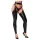 Noir - glanzende openkousen - chaps stijl - zwart