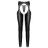Cottelli - open chaps broek en string set (zwart) - M