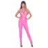 Cottelli Party - catsuit met diepe rug (roze) - M
