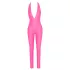 Cottelli Party - catsuit met diepe rug (roze) - L