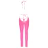 Cottelli Party - catsuit met diepe rug (roze) - L