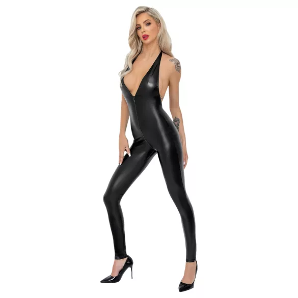 Noir - halter jumpsuit (zwart)