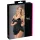 Cottelli - babydoll lingerie - transparant met ruches - zwart - XL