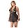 Cottelli Plus Size - kanten luchtige babydoll (zwart) - 2XL