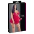 Cottelli Plus Size - babydoll - kant - rood - 4XL