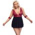 Cottelli Bondage Plus Size - babydoll (rood)