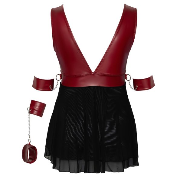 Cottelli Bondage Plus Size - babydoll (rood)
