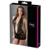 Cottelli - Halter mini jurk - Kant - Zwart - L