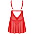 Obsessive Elianes - kanten babydoll set (rood)