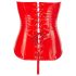 Black Level - vinyl corset - rood