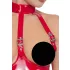 Black Level - open body met halternek - rood - S