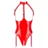 Black Level - open body met halternek - rood - S