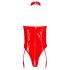 Black Level - open body met halternek (rood) - L