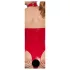 Black Level - open body met halternek - rood - L