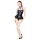 Black Level - body met halsband - zwart