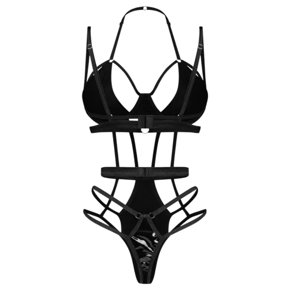 Obsessive Keira - body met bandjes - zwart