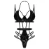 Obsessive Keira - body met bandjes - zwart