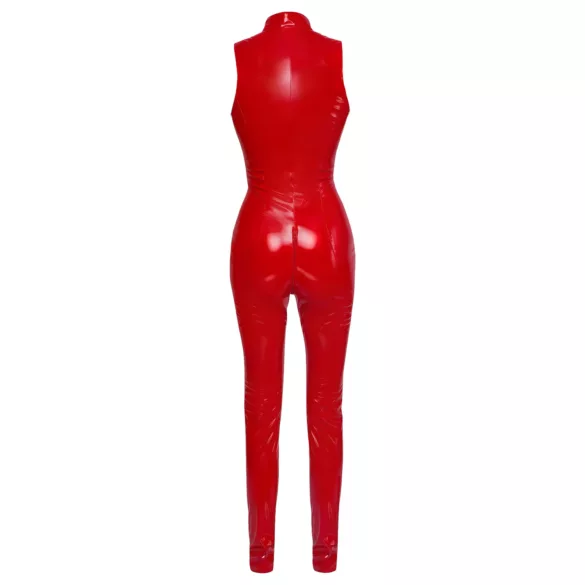 Black Level - catsuit zonder mouwen - rits - rood - S
