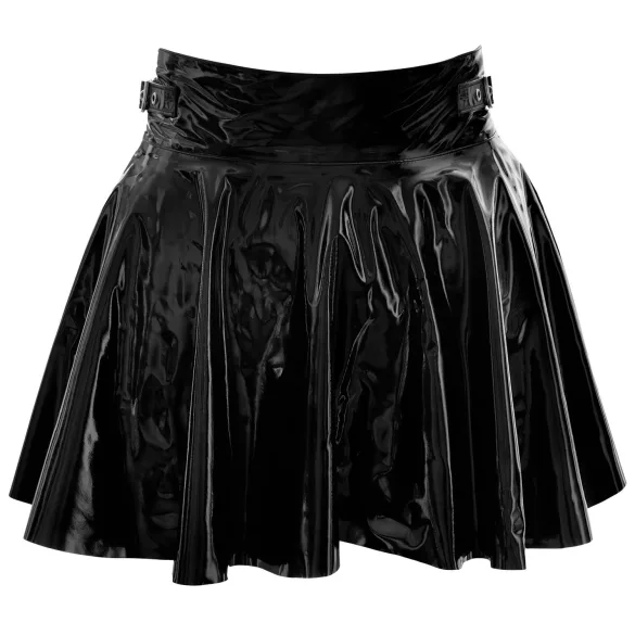 Black Level - latex minirok - zwart - M