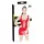 Black Level - lak mini-jurk met vetersluiting - rood - L