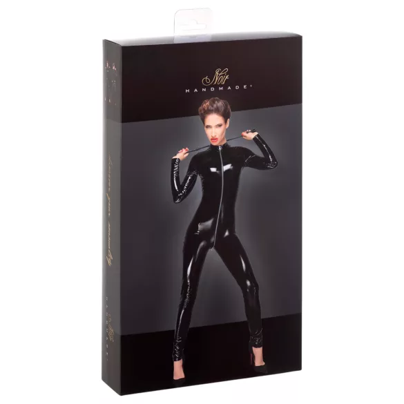 Noir - catsuit met rits - lange mouwen - zwart