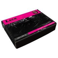 Lak laken - super zacht - 200x230 cm - zwart