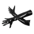 Black Level - lak handschoenen - glanzend - zwart - XL