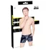 Black Level - heren boxershort met zijzak - lakleer - zwart - M