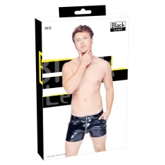  Black Level - heren boxershort met zijzak - lakleer - zwart - L