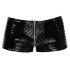 Black Level - heren short met rits - zwart