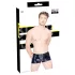 Black Level - heren short met rits - zwart - M