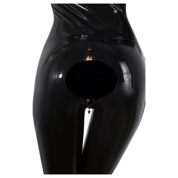 Late X dames jumpsuit met lange mouwen (zwart)