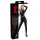 Late X dames jumpsuit met lange mouwen (zwart) - S