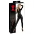 Late X dames jumpsuit met lange mouwen (zwart) - XL