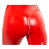LATEX - dames jumpsuit met lange mouwen (rood) - L