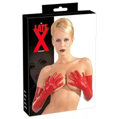 Late X lange, unisex handschoen (rood)