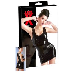 LATEX - minijurk zonder mouwen - zwart - latex - M